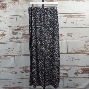Love Ryan Wide Leg Flowy PullOn Pants Black Size 2X